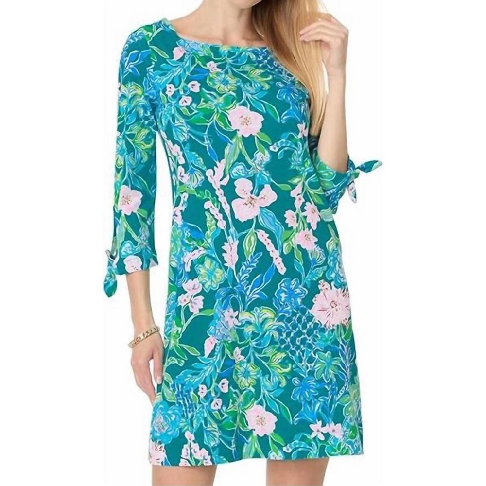 Preppy‎ lidia boatneck dress in multi hot on the vine NEW LILLY PULITZER size XL